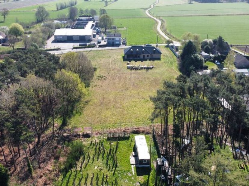 Unieke villa op zonnig perceel van 14000m² met 100m straatbreedte, gelegen in rustige bosrijke omgeving met snelle toegang naar Antwerpen of Gent, op